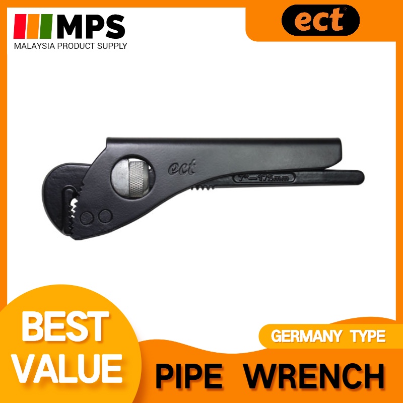 ect PIPE WRENCH GERMAN TYPE 7inch 9inch (LOCAL STOCK) Shopee Malaysia