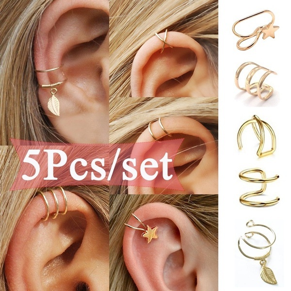 Fake upper hot sale ear piercing