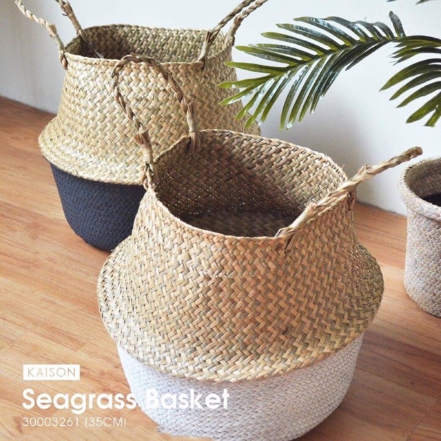 KAISON Seagrass Basket 35cm Shopee Malaysia