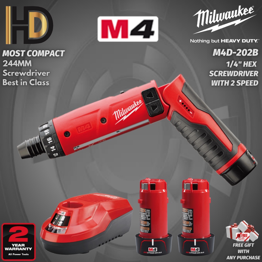 Milwaukee M4 D 1 4