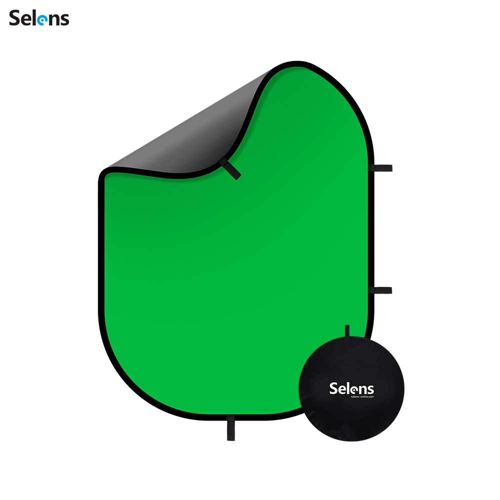 Selens Green Screen Backdrop for Photography 100x150cm 2-in-1 ...