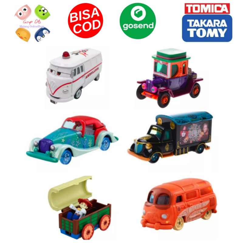 Tomica Disney Tomica Cars Ariel Finding Nemo Toy Story jessie Alice in ...