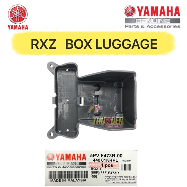 RXZ TOOL BOX /TOOL BOX CAP 100% ORIGINAL YAMAHA 5PV-F473R | Shopee Malaysia