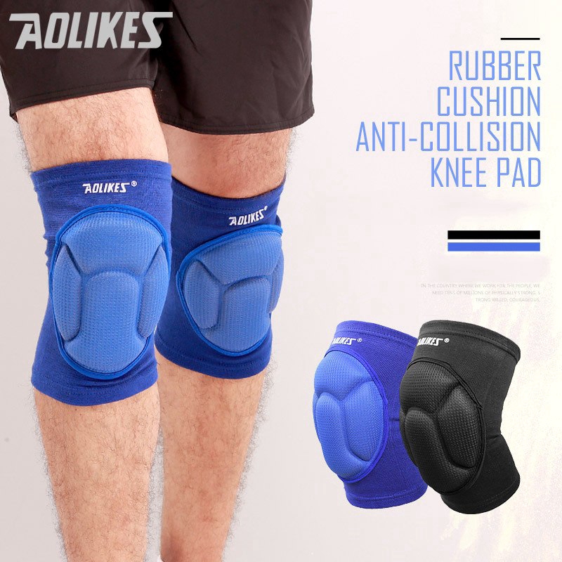 2pcs Fitness Outdoor Sports Knee Pads Support Patella Guards Cushion ...
