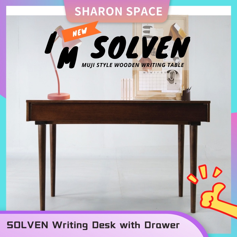 [SALES] SOLVEN Muji Concept Study Table/Writing Desk/Computer Table ...