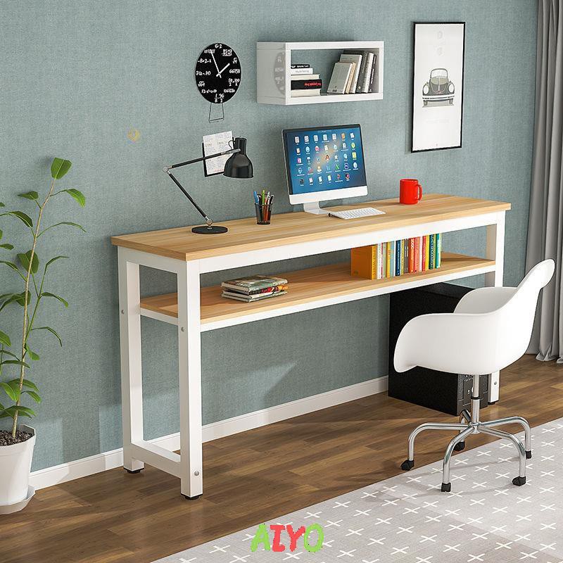 Long Table Simple Office Desk Simple Computer Desk Home Wall Narrow ...