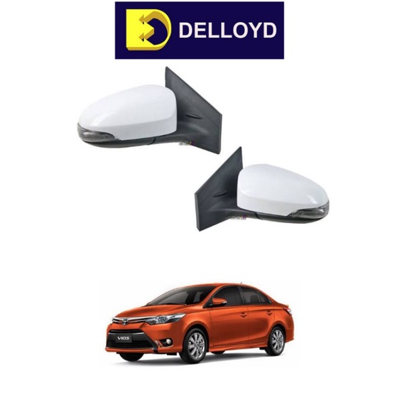 TOYOTA VIOS 2013 NCP150 SIDE MIRROR 100%ORIGINAL DELLOY RH LH 7WIRE ...