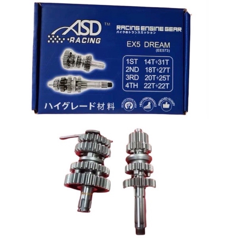 🔥EX5 Dream Racing Gearbox + Starter Gear Full Set ASD RACING🔥 | Shopee ...