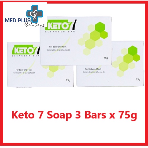 Dr Forster Keto7 Keto 7 Antifungal Cleanser Bar (Exp8/2026) Shopee