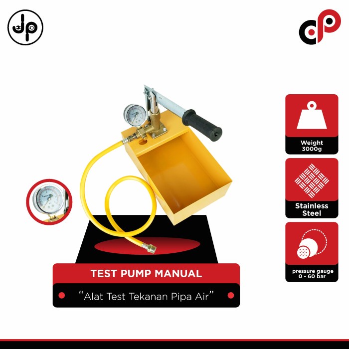 New Manual Test Pump Water Pipe Pressure Test Equipment | Shopee Malaysia