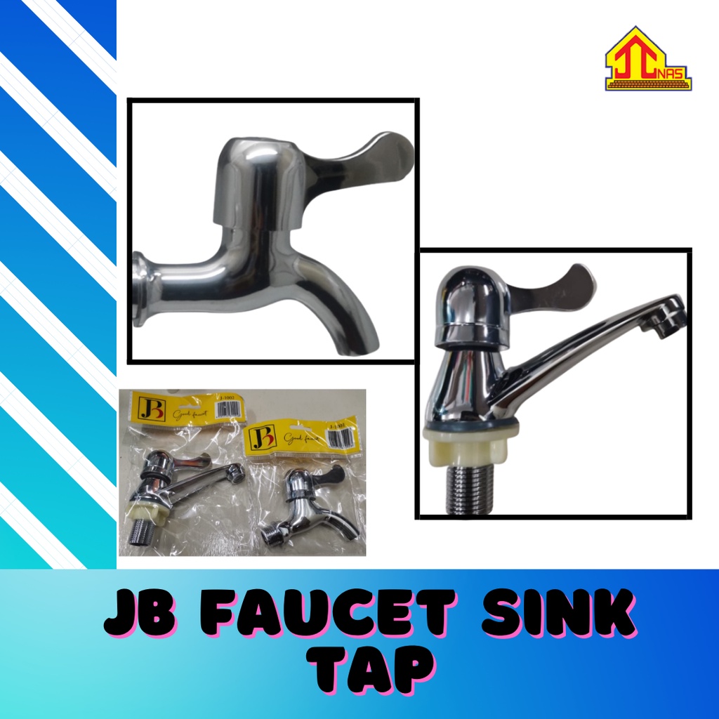 JB Bibtap/Wall Sink Tap, Kepala Paip Sink Tandas Mesin Basuh JB1002/JB1001 | Shopee Malaysia