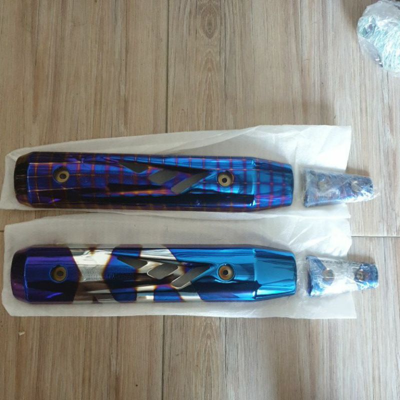 Original yamaha nouvo z rainbow /rainbow Exhaust cover made in vietnam