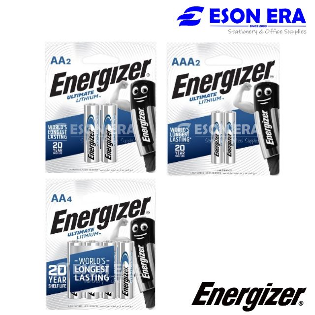 NEW LOT OF 200 Total Energizer Ultimate Lithium Batteries 140 AA And 60 AAA