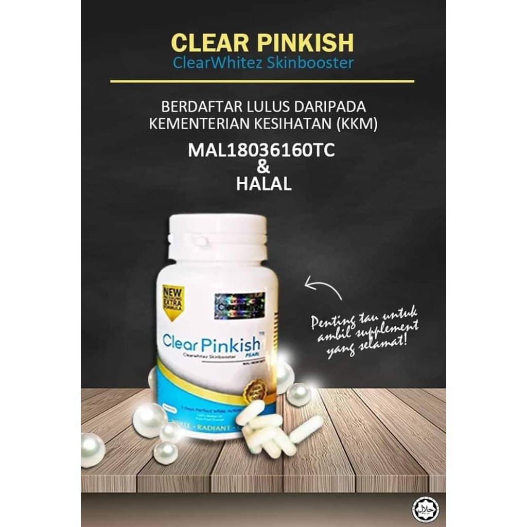 💥CLEAR PINKISH SKIN BOOSTER/CLEARWHITEZ SKIN BOOSTER LULUS KKM [ORI 💥