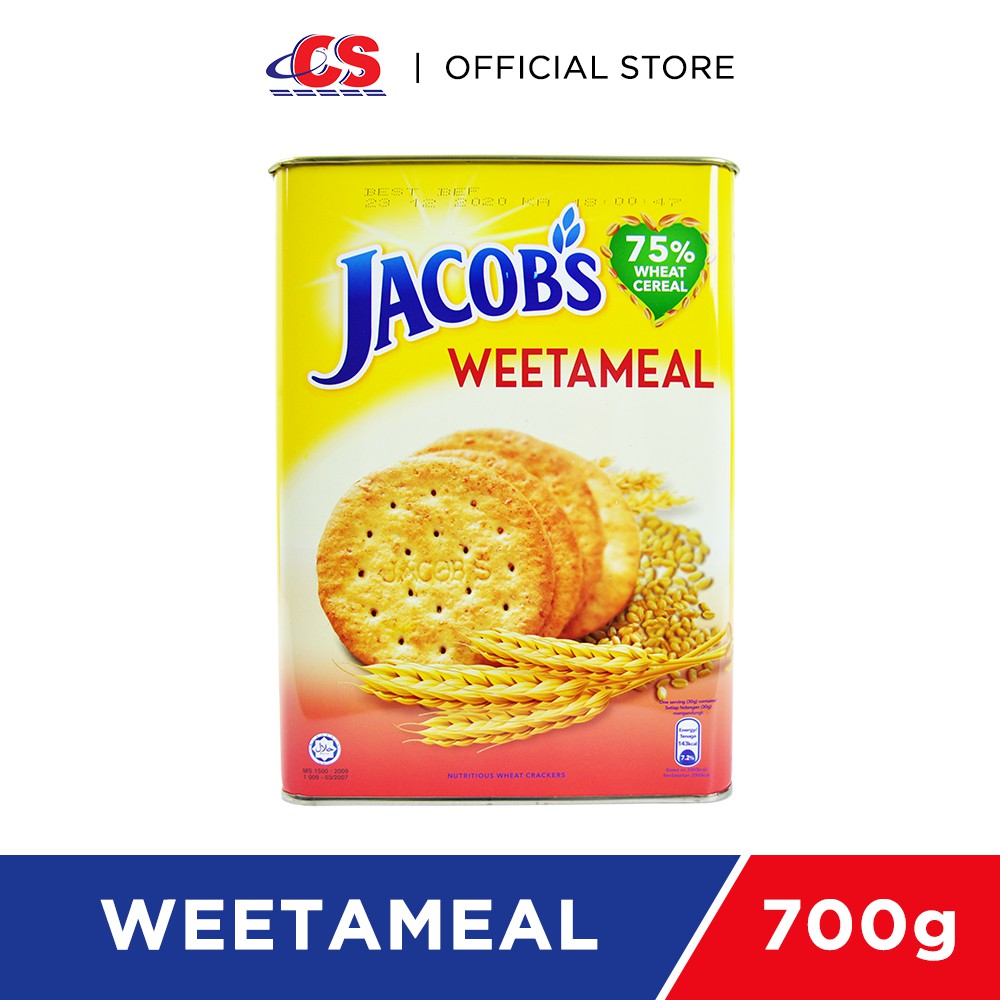 JACOB'S Cream Cracker Weetameal 700g | Shopee Malaysia