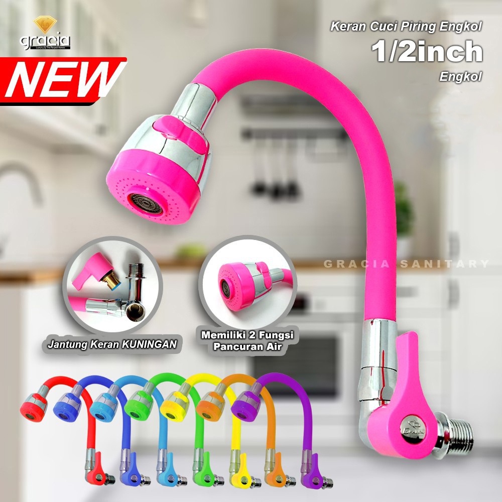 Color Flexible Dishwashing Faucet/Goose Water Faucet Flexible
