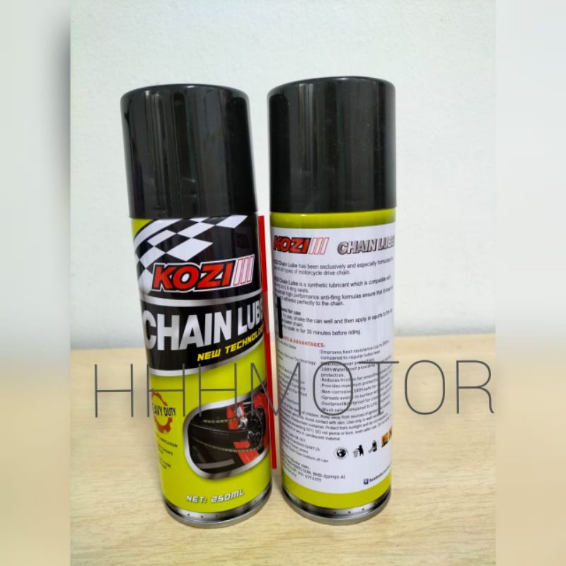 MINYAK RANTAI KOZI CHAIN LUBE 250ml (west MALAYSIA only) FOR Y15ZR ...