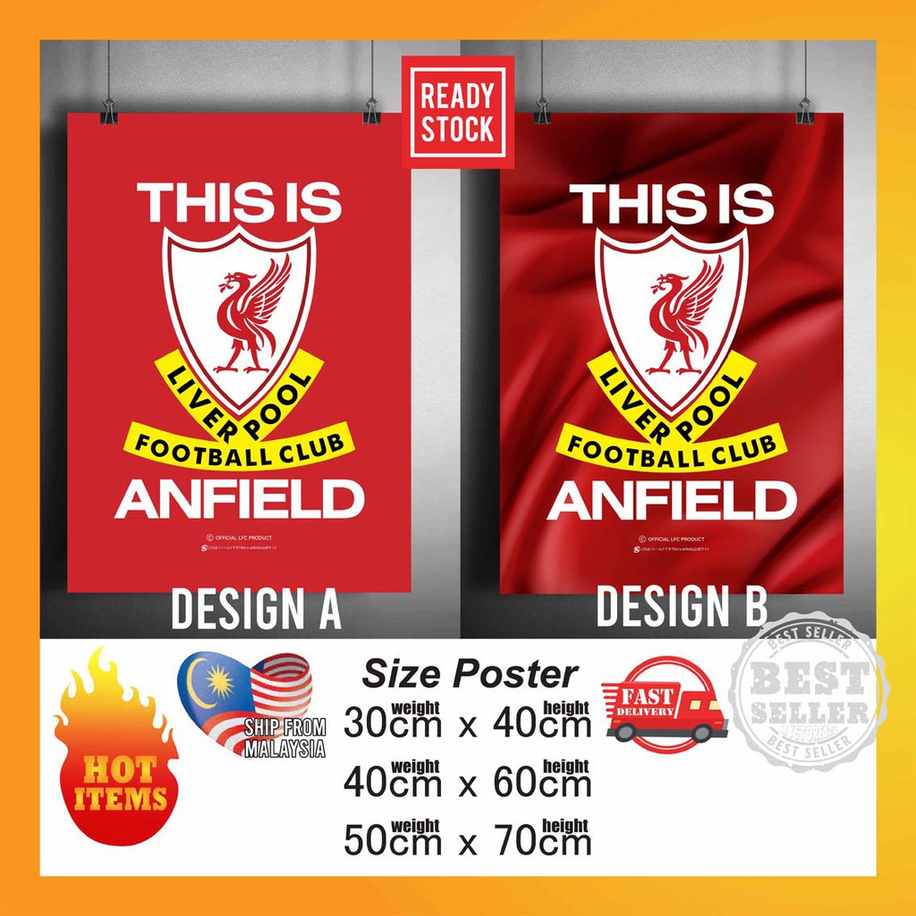 wallpaper dinding wallpaper （READY STOCK)This Is Anfield | Liverpool FC ...