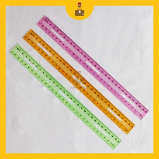 Small Transparent Triangular Prism Ruler Architect Scale Ruler 0