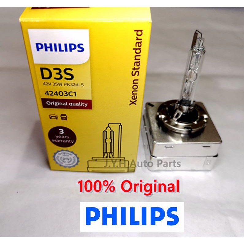 Philips D3S HID Xenon Standard Bulb Original 4.200k Shopee Malaysia
