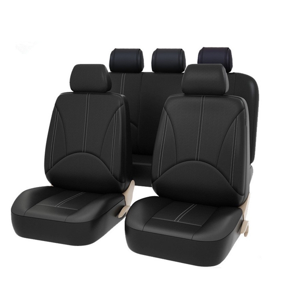 4/9PCS Leather Car Seat Covers For TOYOTA Avalon Avensis Allion Auris ...