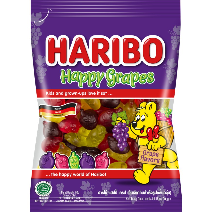 [WHOLESALE PRICE] HARIBO GUMMY CANDY 80G - GOLDBEARS / HAPPY COLA ...