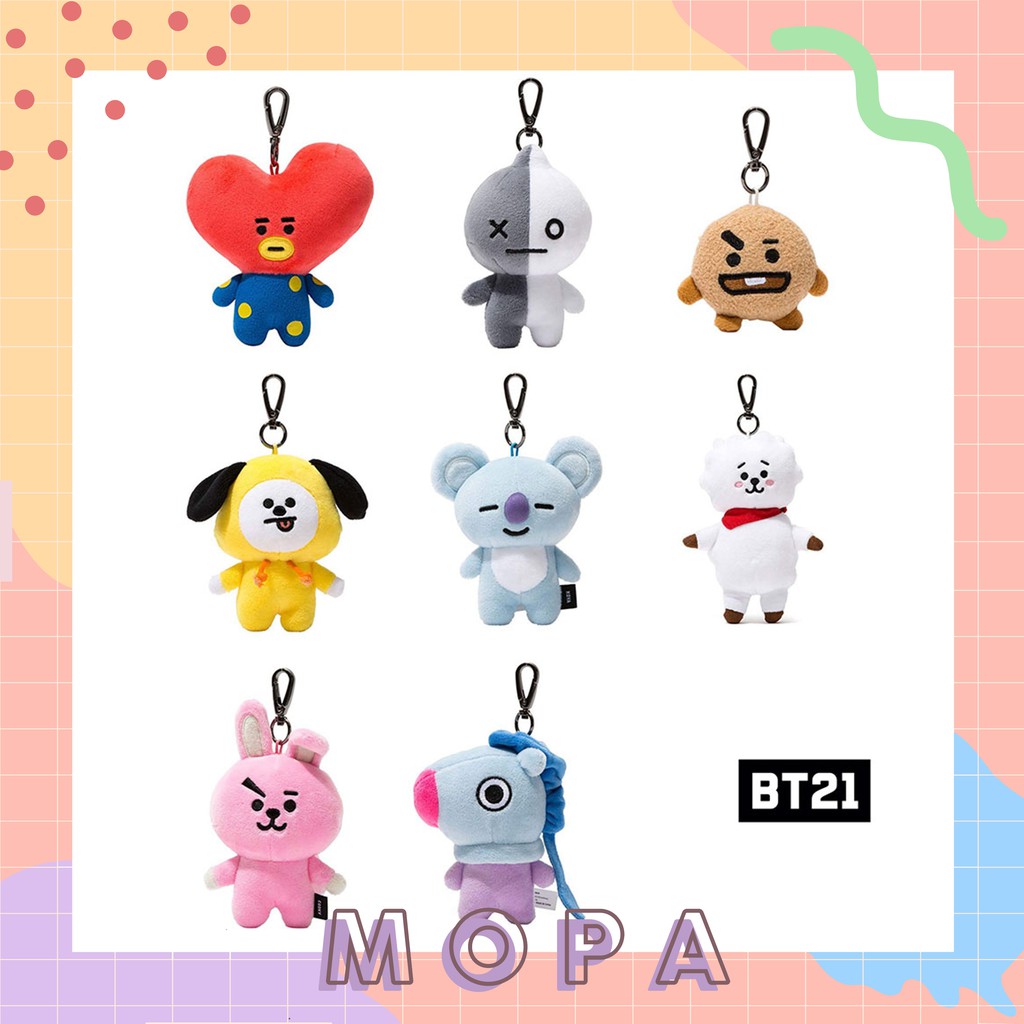 [READY] Bt21 official bag charm bagcharm tata cooky chimmy rj mang ...