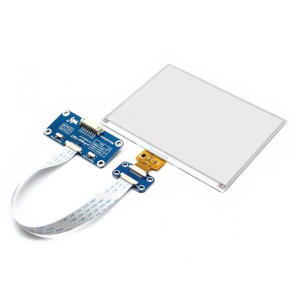 Waveshare 5 83 inch 600x448 pixel red black white three color e ink