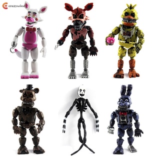 4pcs/set FNAF Five Nights Security Breach Freddy Action Figures Bonnie Foxy  Toy 5 Fazbear Bear Doll Model Toys Gift For Children - AliExpress