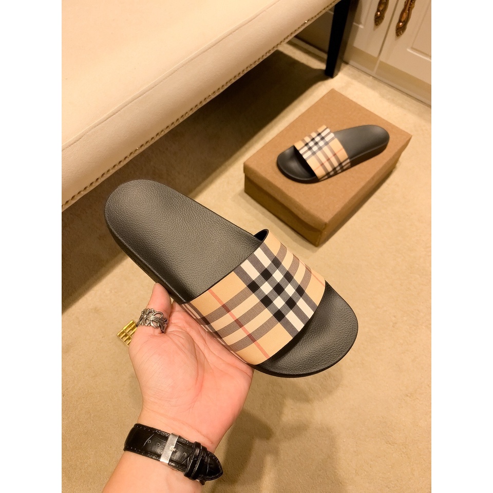 Burberry cheap mens slides