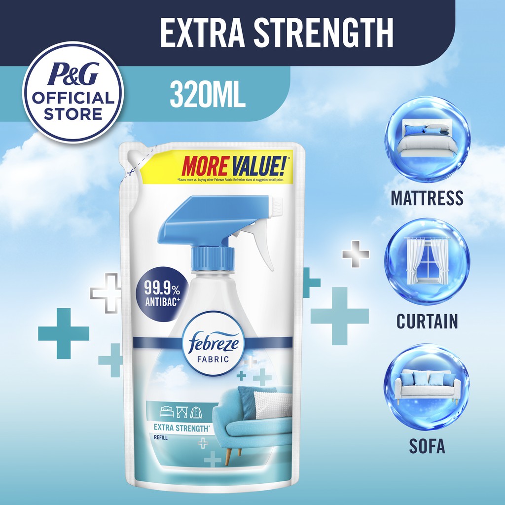 Febreze Extra Strength Fabric Refresher Refill (320ml) Shopee Malaysia