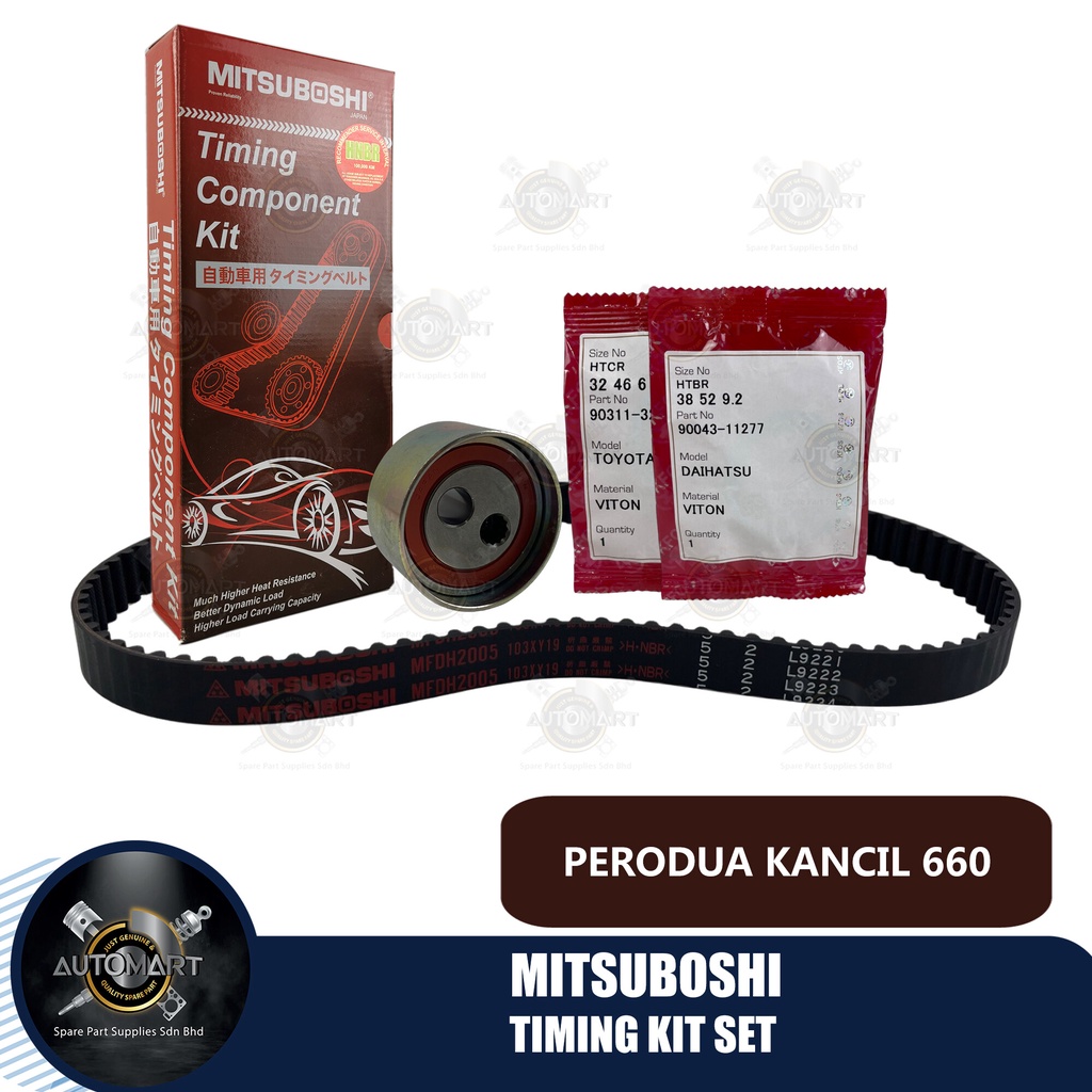 Perodua Kancil 660 Mitsuboshi Timing Kit Set / Timing Belt Shopee