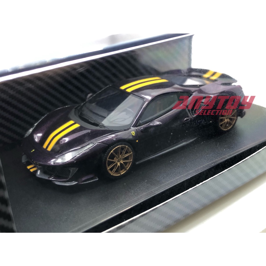 BM Model 1:64 Ferrari 488 Pista Purple 1/64 Limited to 99 units Resin Model  Car | Shopee Malaysia