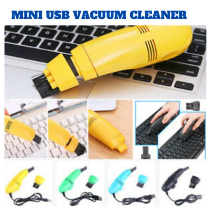 MINI USB VACUUM KEYBOARD CLEANER PC LAPTOP BRUSH DUST | Shopee Malaysia