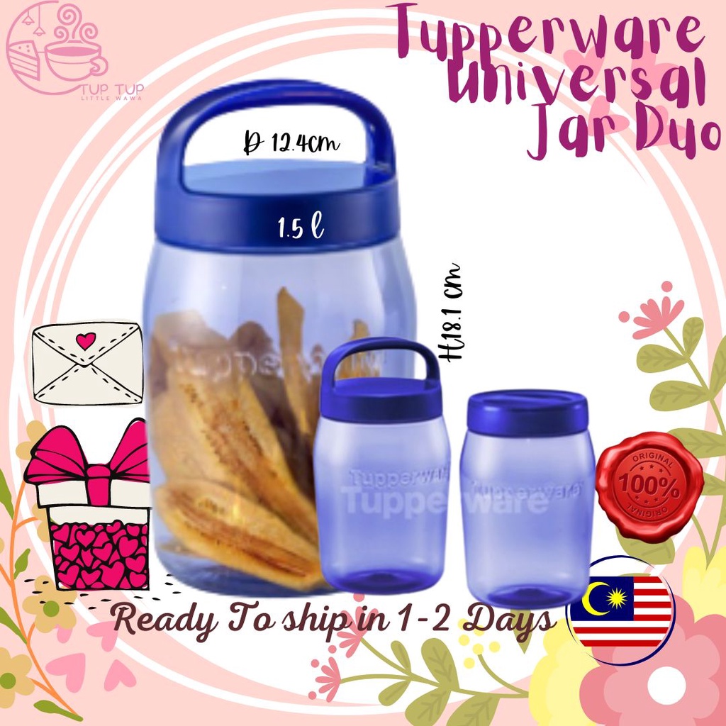 Tupperware Transparent Dry Snack Storer 1.5L (1.5l)