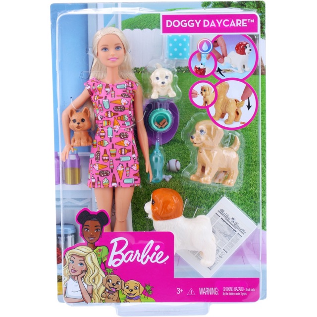 Barbie Doggy Daycare Doll Pets Shopee Malaysia