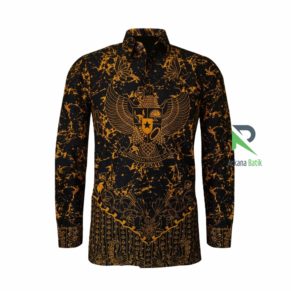 KEMEJA Slimfit BATIK Arkana Garuda Special Premium Elegant Slimfit ...
