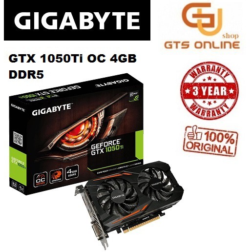 Gigabyte geforce gtx 1050ti best sale oc 4gb