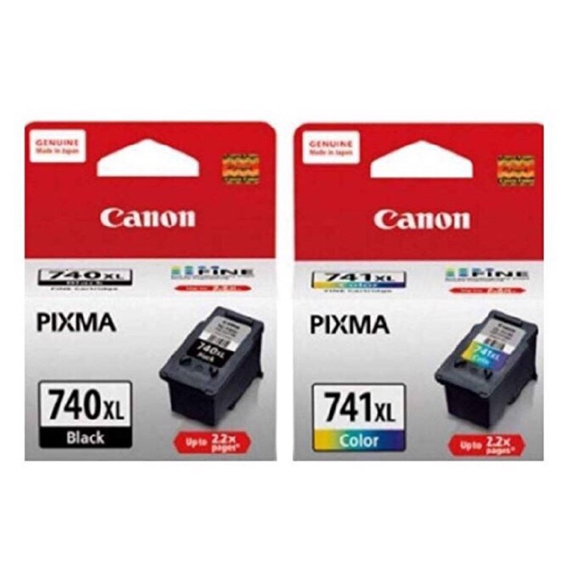 Ori Canon PG-740 & CL-741 Ink Cartridge For Canon Pixma MX 377/397/437 ...