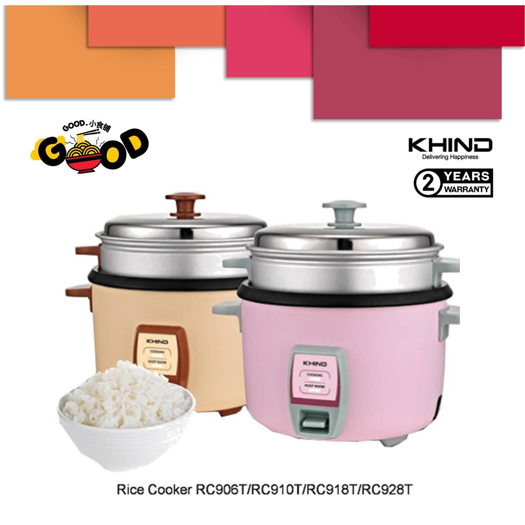 Periuk nasi/Periuk nasi mini Khind Rice Cooker RC906T / RC910T / RC918T