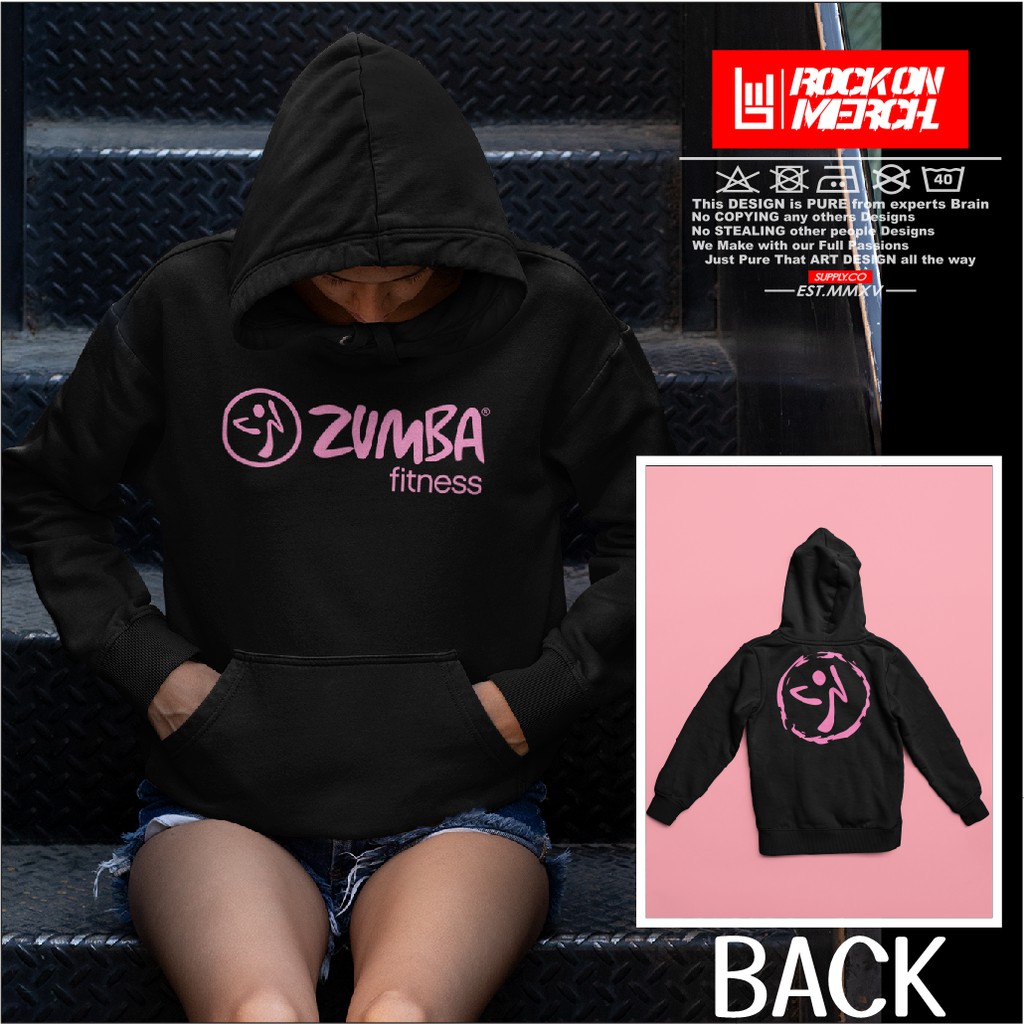 Zumba Aerobics Gymnastics Fitness Hoodie Jacket - Rock On