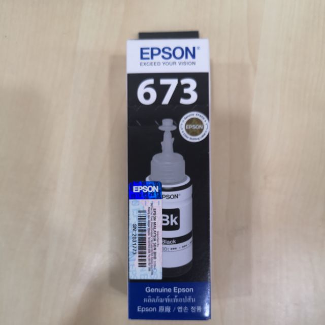 Original Epson ink 673 black in 70ml (expired) | Shopee Malaysia