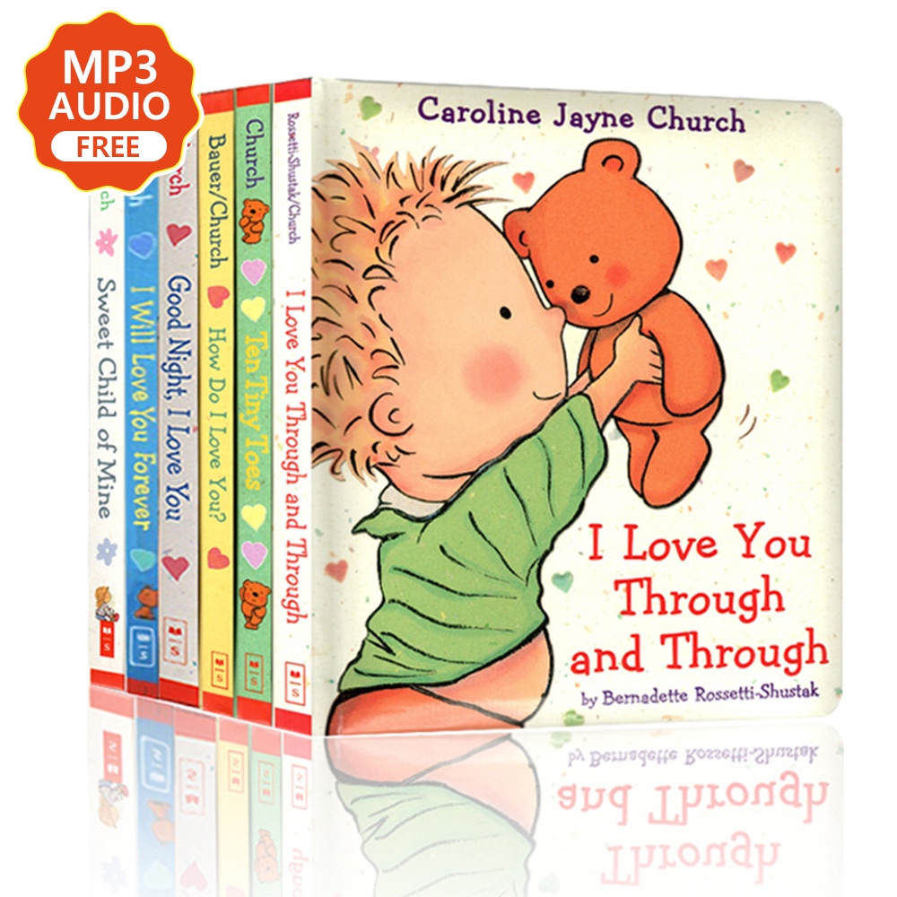 6 Book/set I Love You Through and Through/Ten Tiny Toe Love Good Night ...