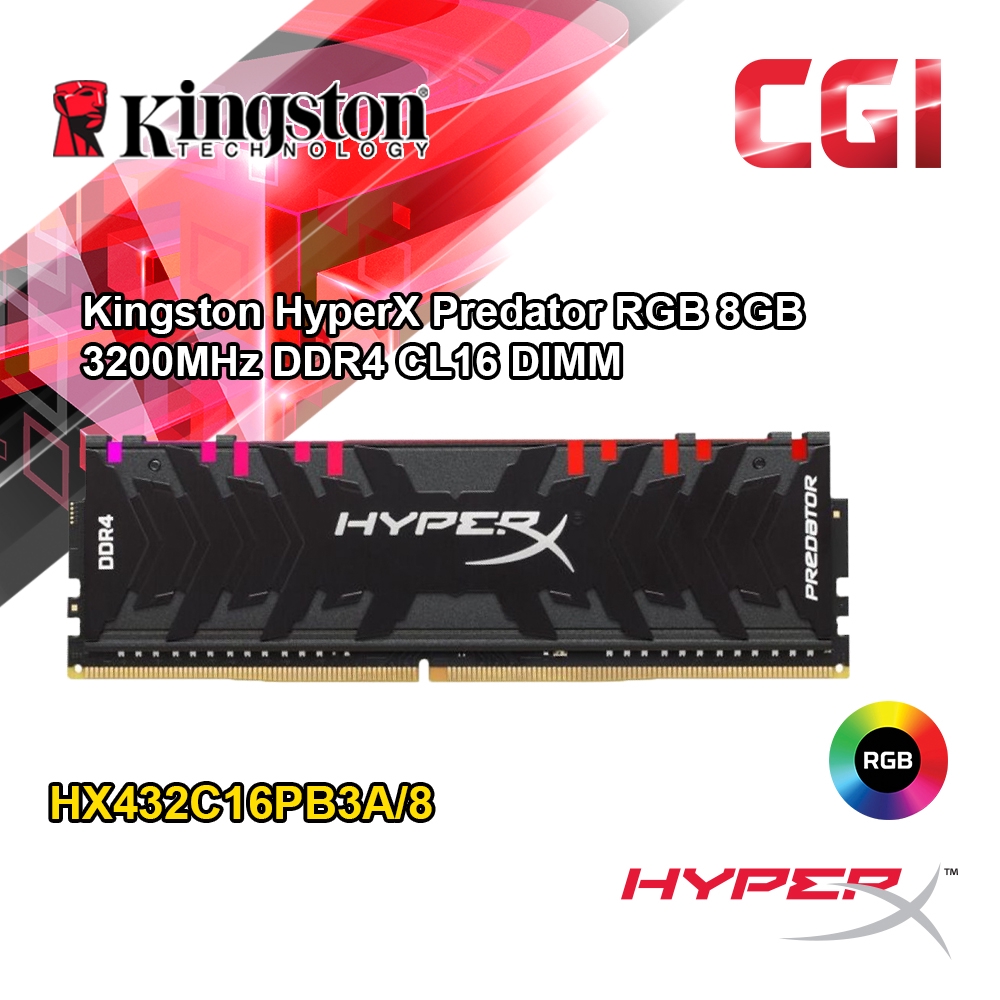 Hyperx predator hot sale rgb 3200