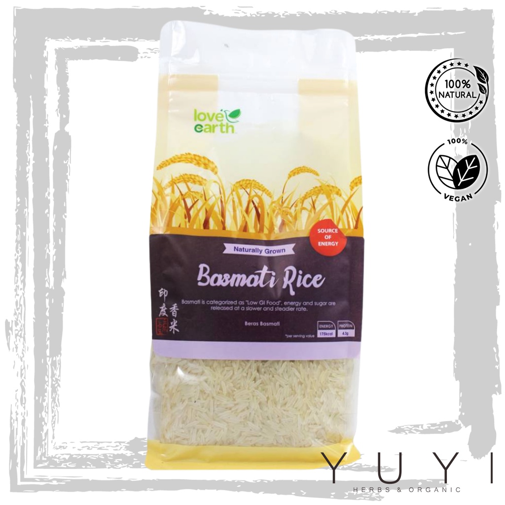 【Love Earth】Low GI Basmati Rice 印度香米 - 900g | Shopee Malaysia