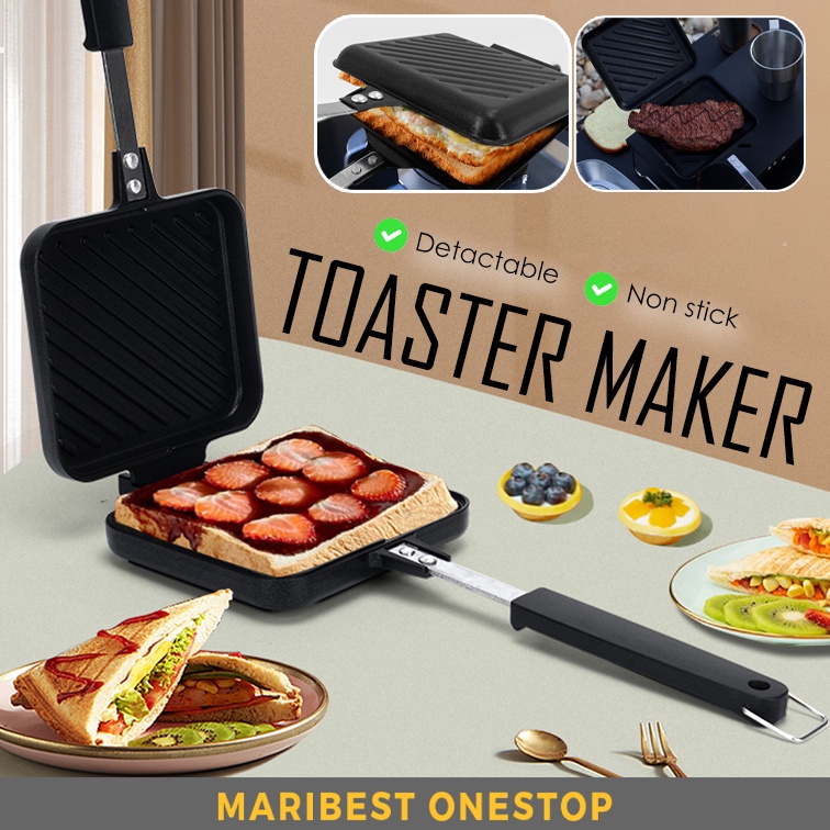 Bread Toaster Pan Pembakar Roti Camping Toaster Sandwich Maker Sandwich ...