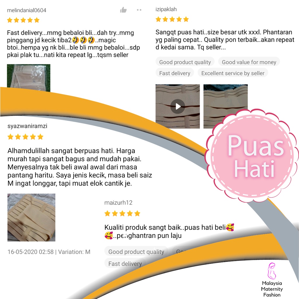 BENGKUNG EXTRA ZAP MODEN Bersalin Normal Ceaser M~XXL Maternity ...