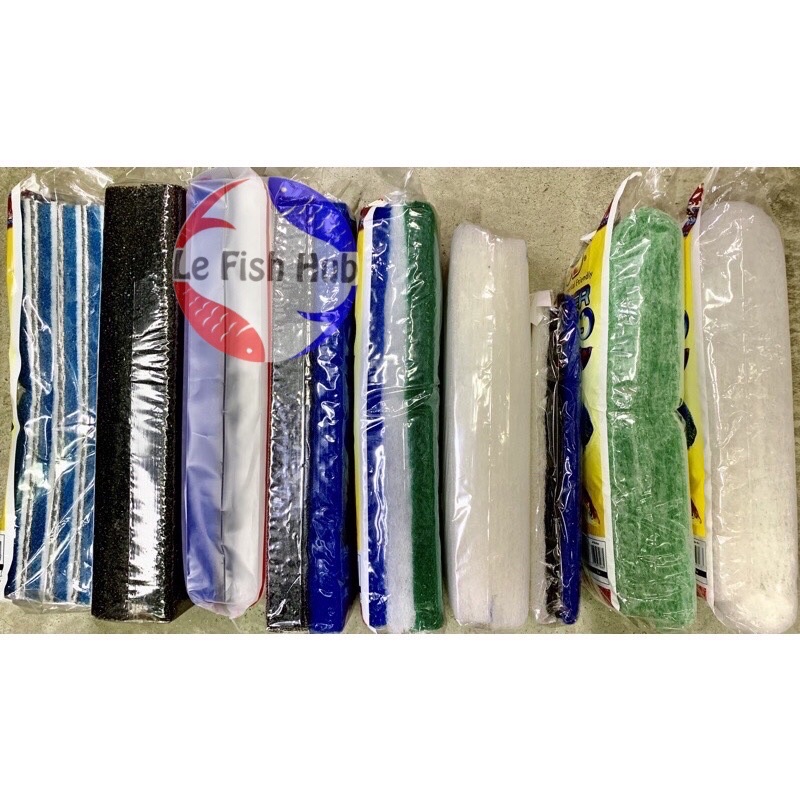 AQUARIUM FISH TANK FILTER WOOL FILTER MAT SPONGE KAPAS PENAPIS AKUARIUM WHITE,3LAYER,BIO