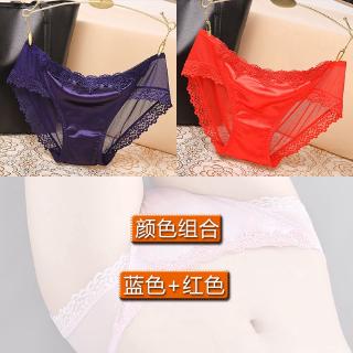 Sexy Lace Panties Seamless Women Underwear Briefs Nylon Silk For Ladies  Cotton Transparent Lingerie