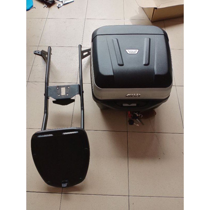 kawasaki z800 original givi bold box with rack 32liter | Shopee Malaysia